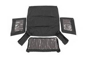 Jeep Wrangler JK Soft Top - Rough Country - Replacement - Black - '10-'18